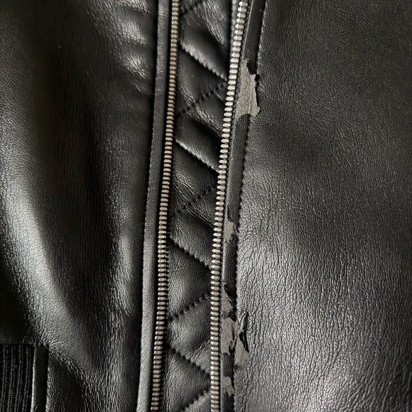 Babaton Black Leather Jacket - Picture 11 of 11